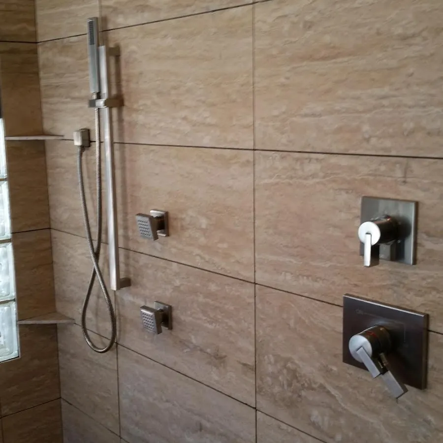 Shower fixture installation for Water Heater Replacement in Stockbridge